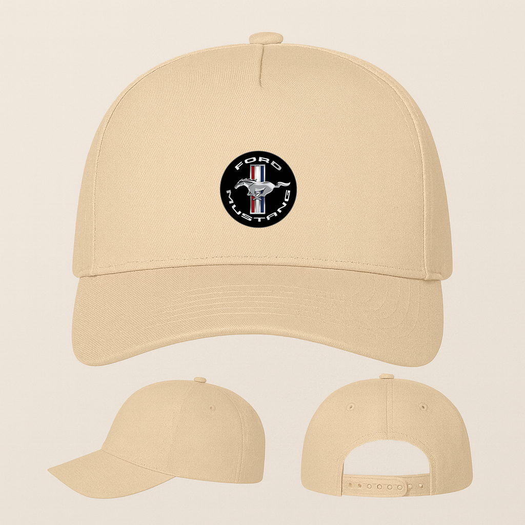 Ford Mustang Motorsport Supercars Five Panel Twill Snapback Cap
